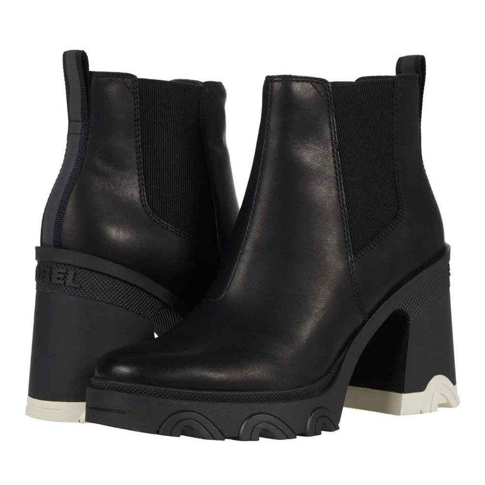 Worn once! Sorel Brex Heel Chelsea in Black, Size 10.5